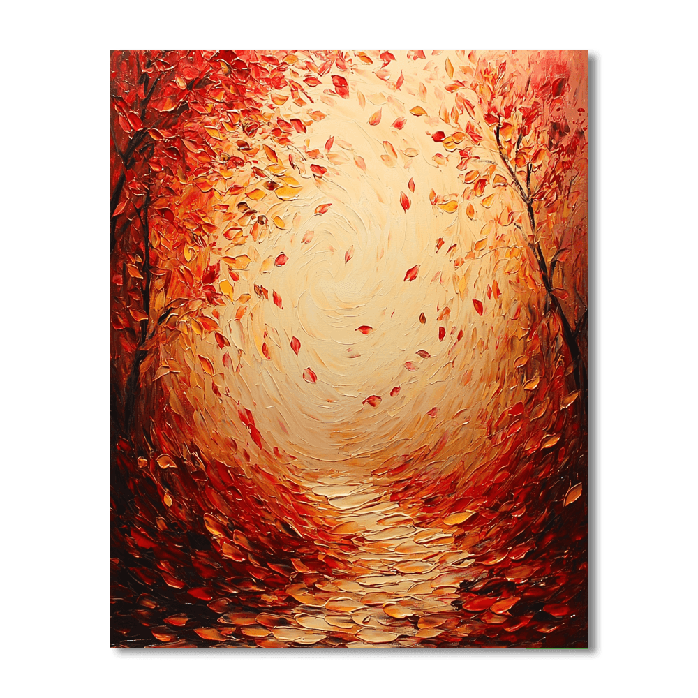 Pierre-Auguste Renoir Inspired Ethereal Autumn Leaves  Paint By Numbers Art