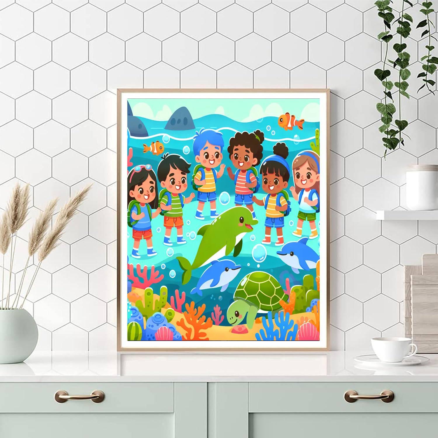 Ocean Explorer's Club Painting By Numbers Kit