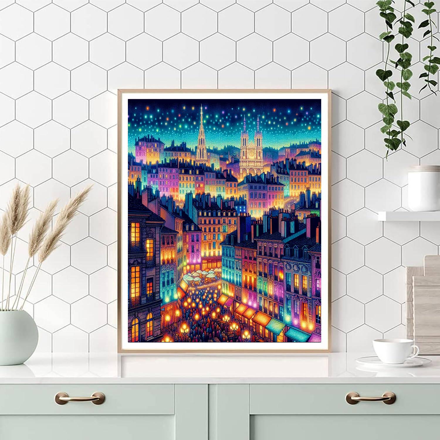 Fête De La Lumière Numbered Painting Kits