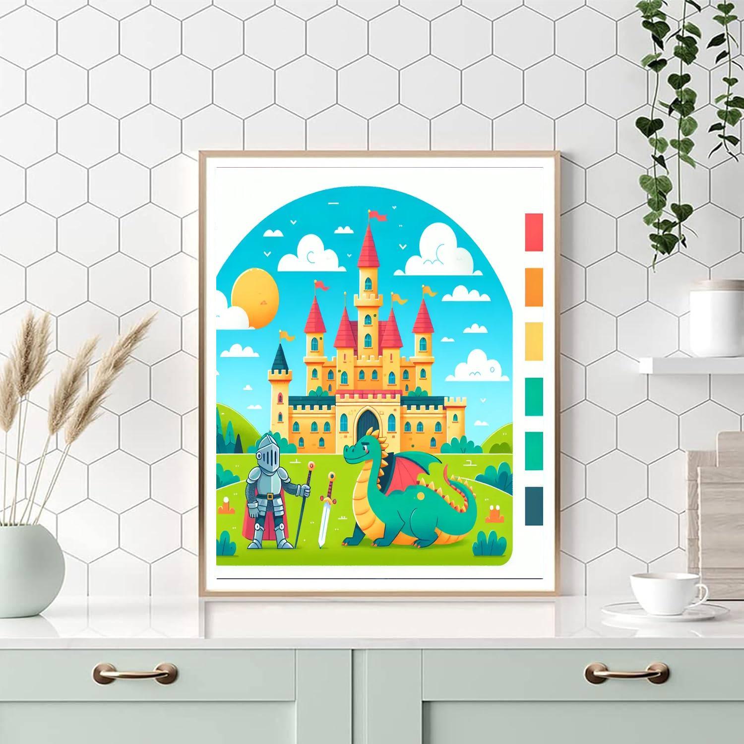 Fantasy Kingdoms Numbered Painting Kits