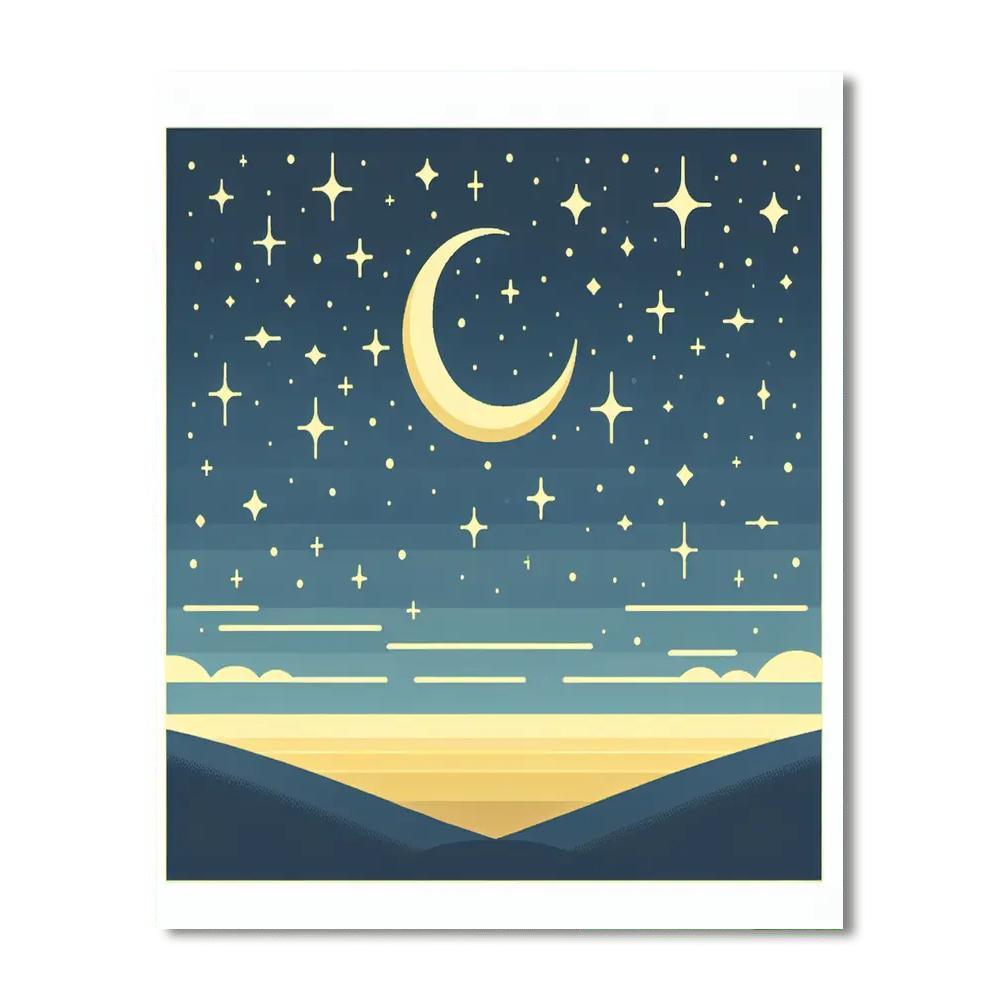 Twinkling Twilight Paint By Numbers Art