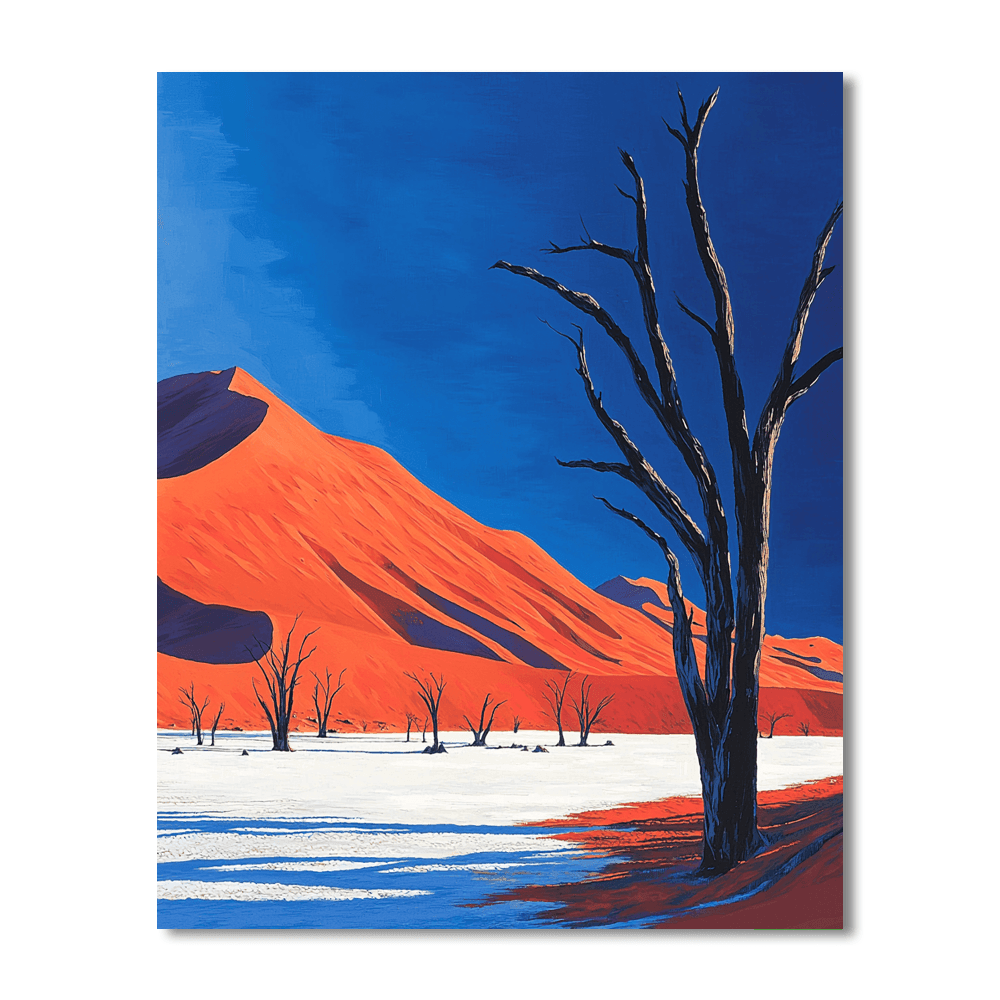 Sossusvlei Dunes - Namibia Paint By Numbers Art