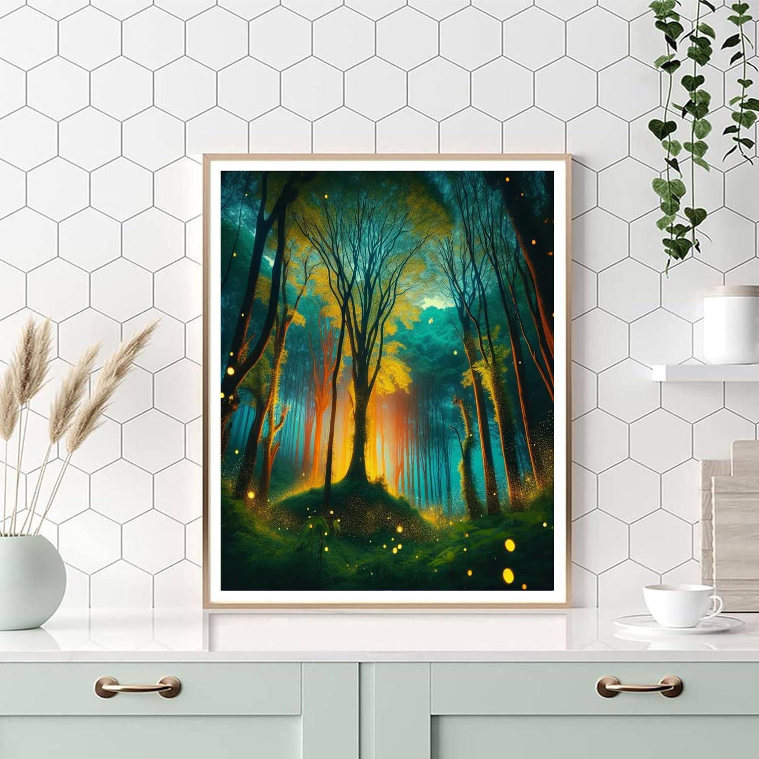 Enchanted Forest Glow Paint By Numbers