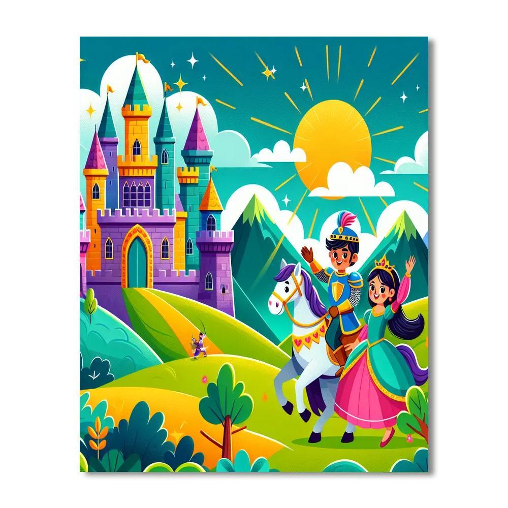 Royal Kingdom Exploration DIY Paint By Numbers