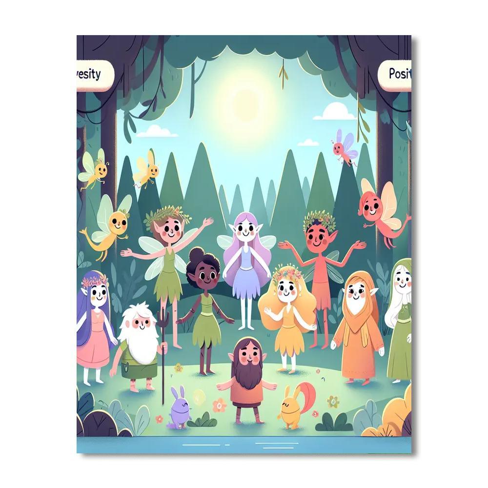 Forest Fantasy Hideout Paint By Number