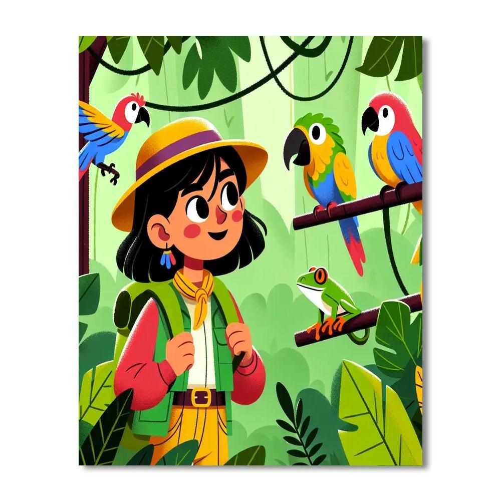 Rainforest Rainbow Expedition Paint By Color