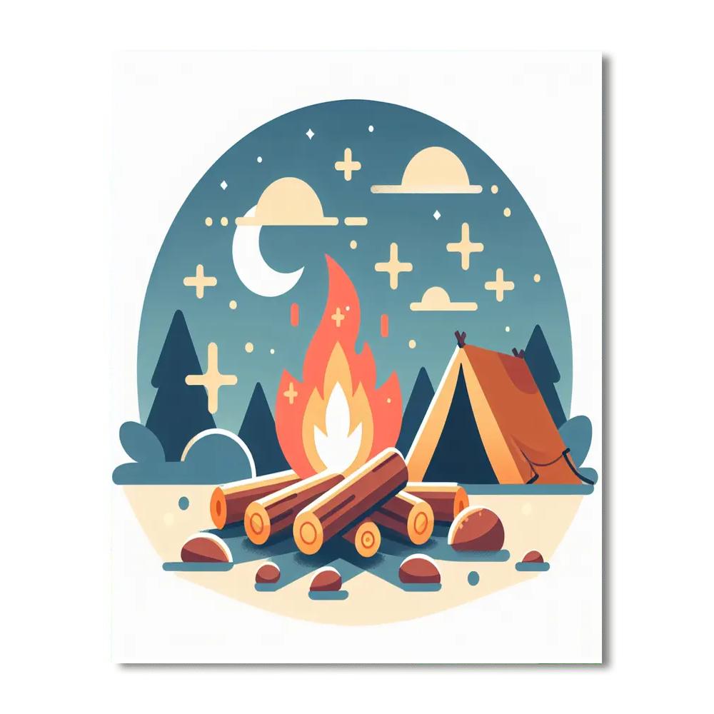 Cozy Campfires Paint By Numbers Kits