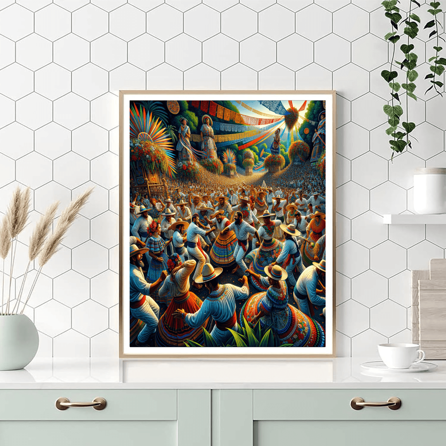 Guelaguetza Festival - Oaxaca Painting By Numbers Kit