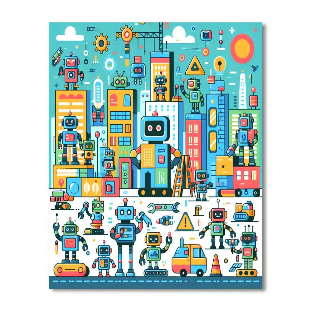 Robotic Realm DIY Paint By Numbers