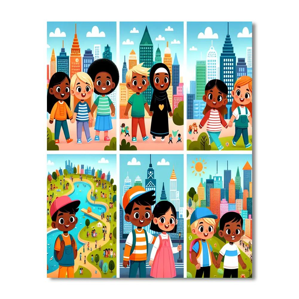 Urban Adventure Playground Paint By Color