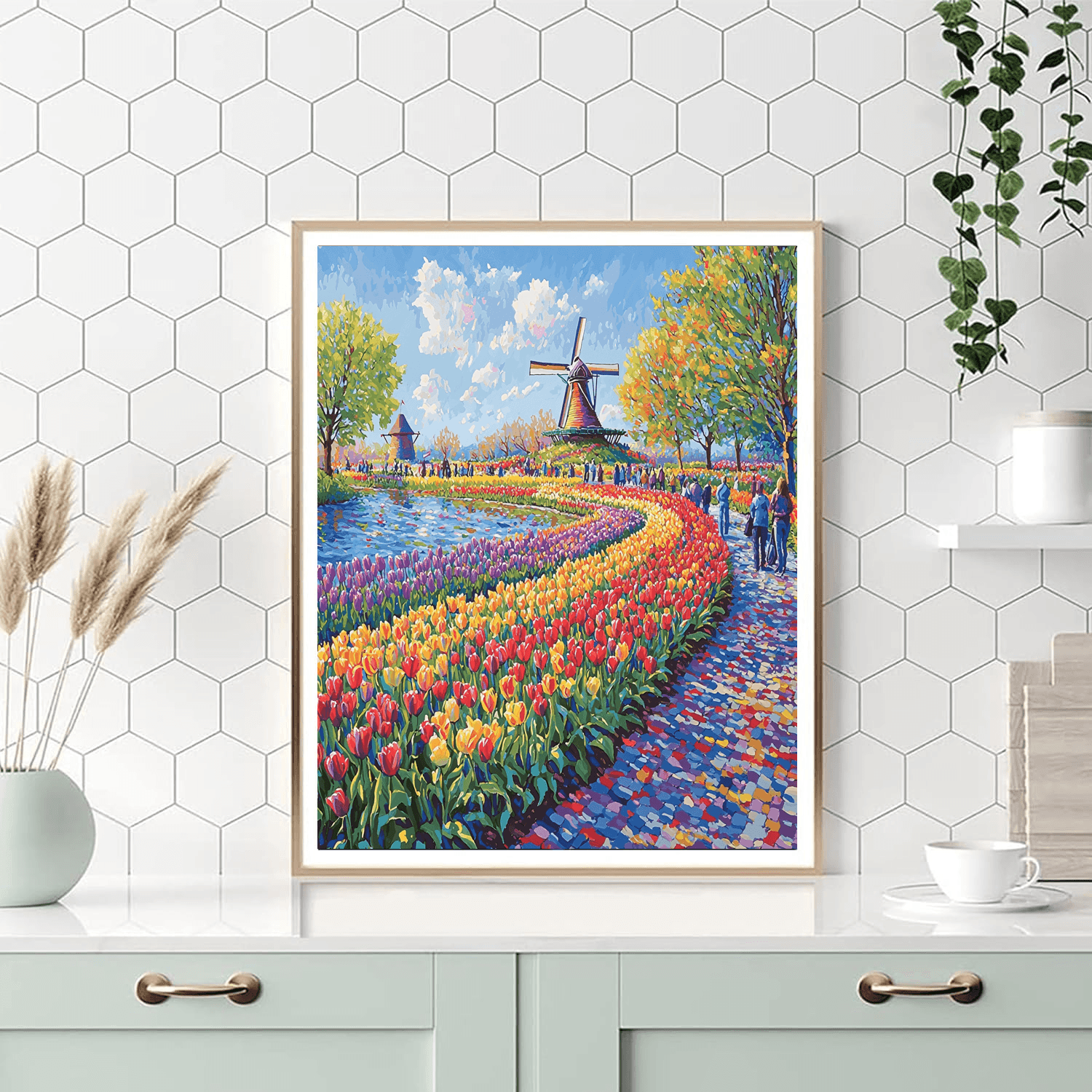 Keukenhof Gardens Numbered Painting Kits