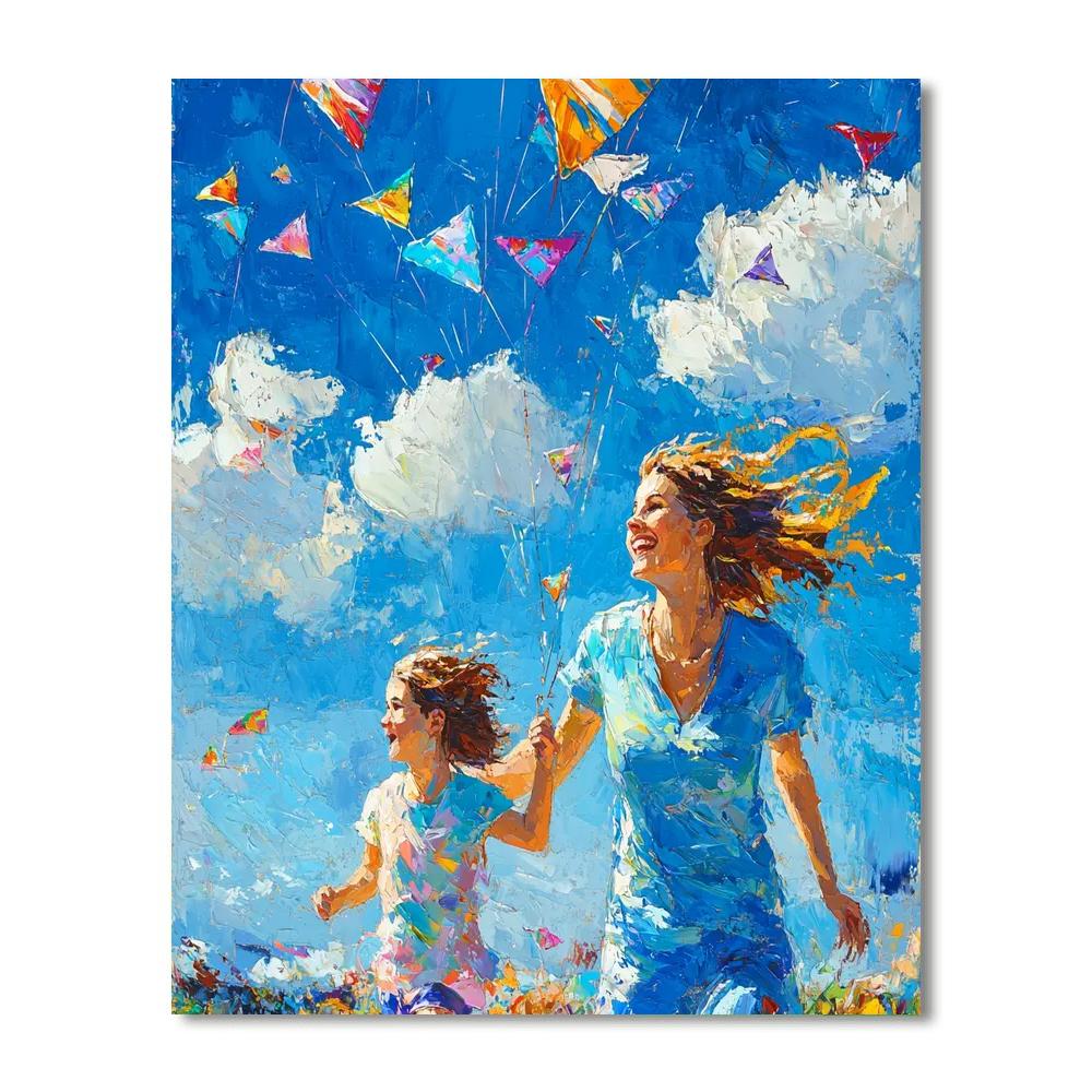 Kite Flying Dreams Paint By Numbers Kits