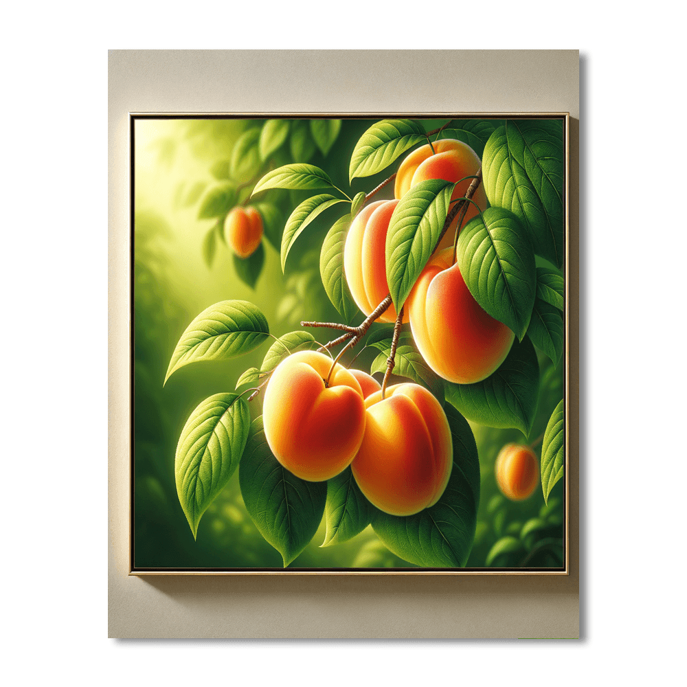 Sweet Peaches Painting Number Kit