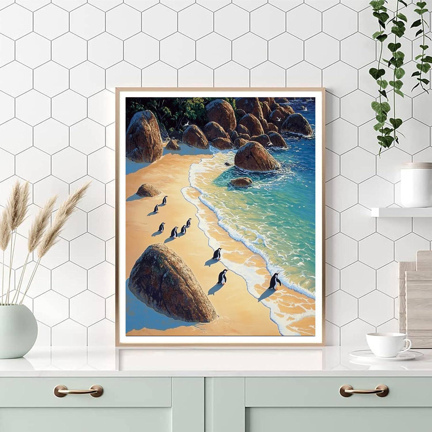 Boulders Beach - Cape Town Paint By Color