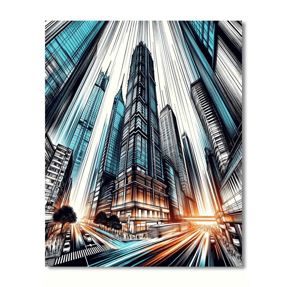 Grand Cityscape Vision Paint By Number