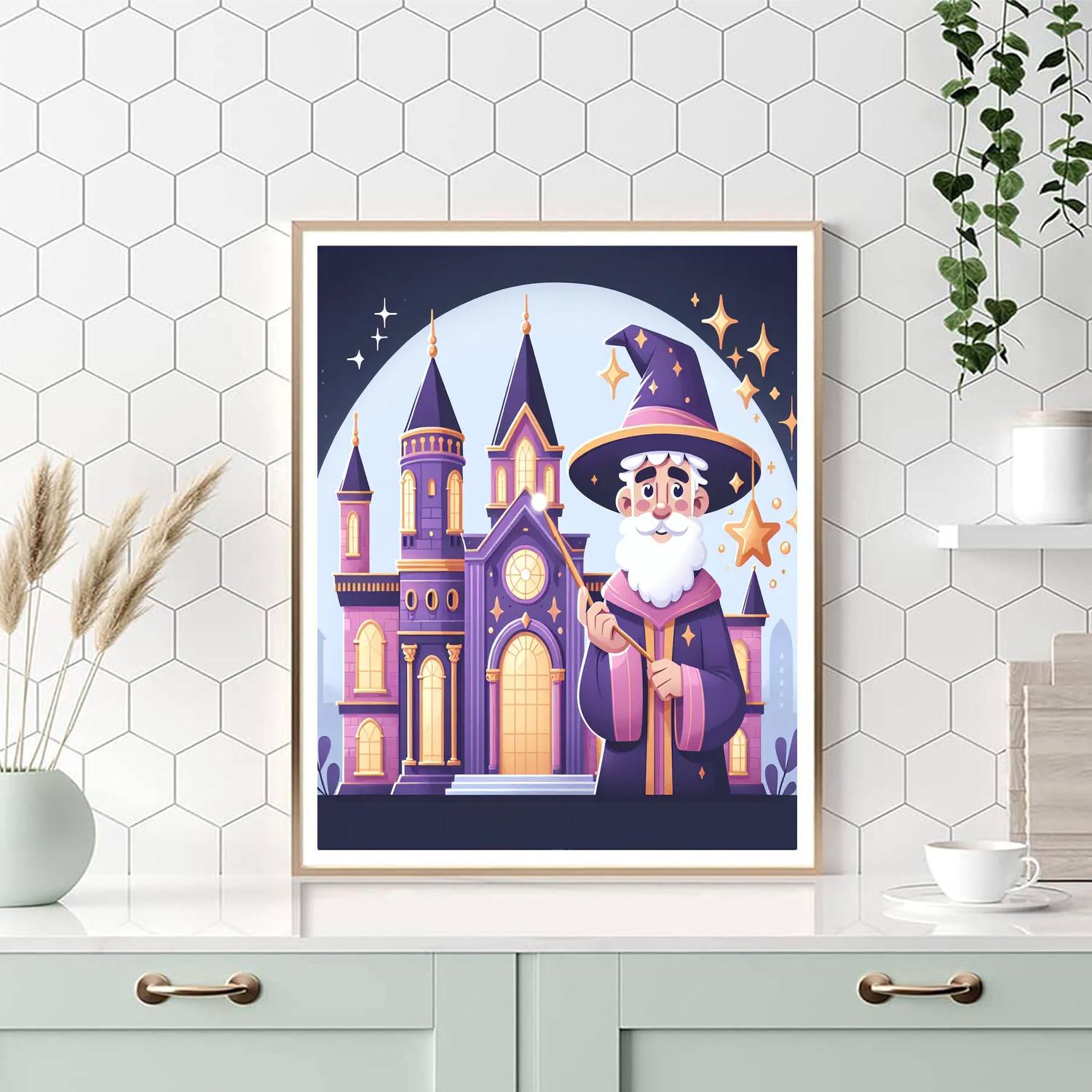 Wizard Academy Adventure Numbered Painting Kits