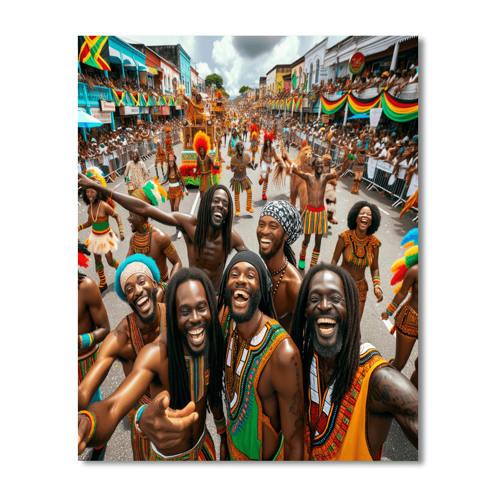 Jamaica Independence Festival - Jamaica Painting Number Kit