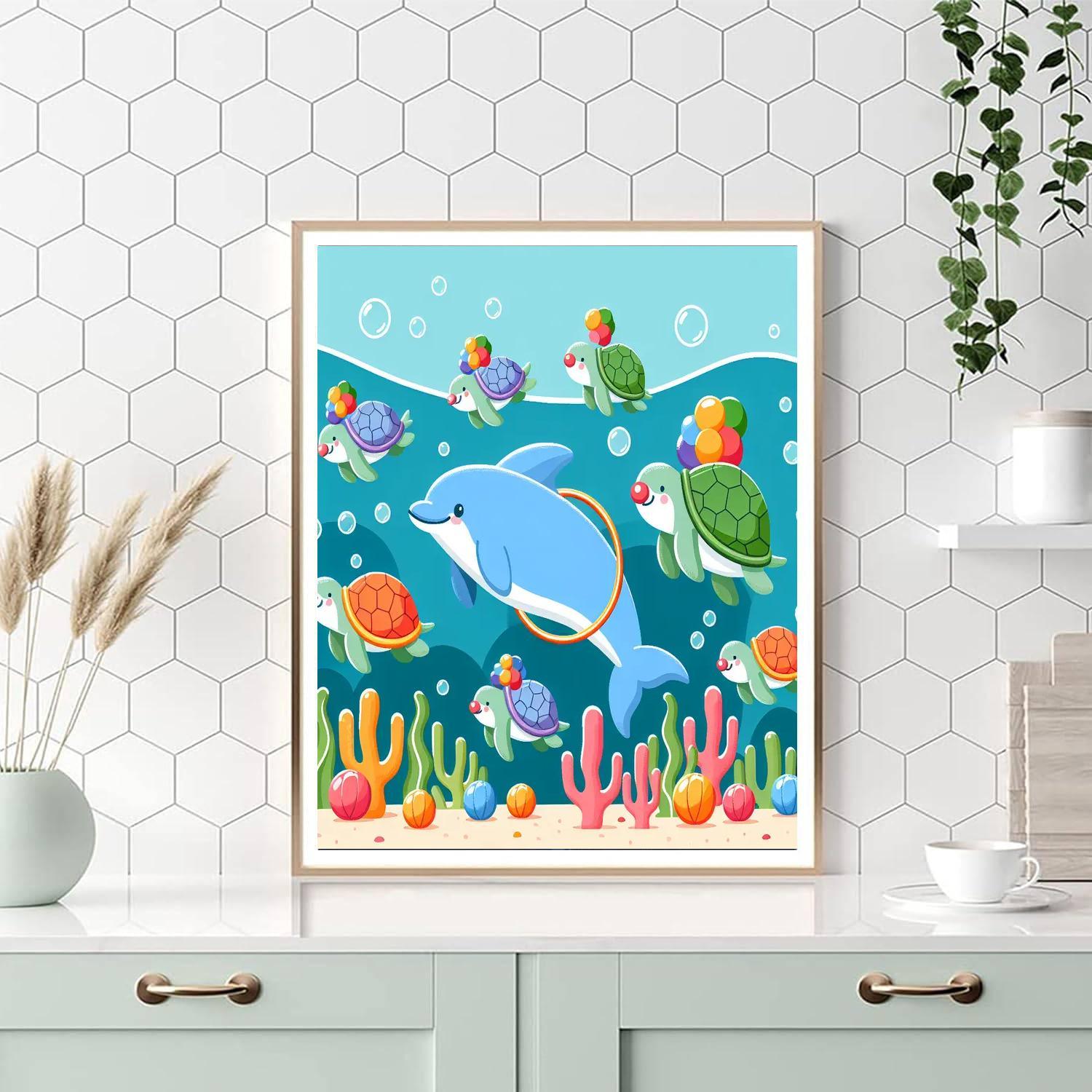 Underwater Carnival DIY Paint By Numbers