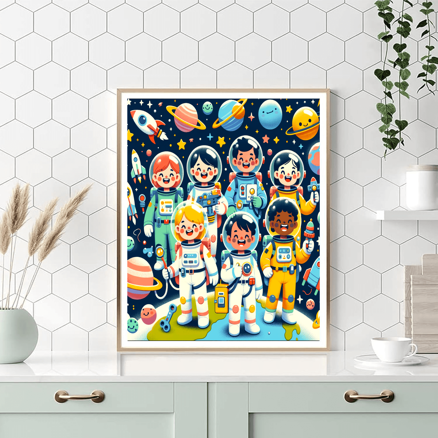 Creative Astronaut Adventure Paint By Number