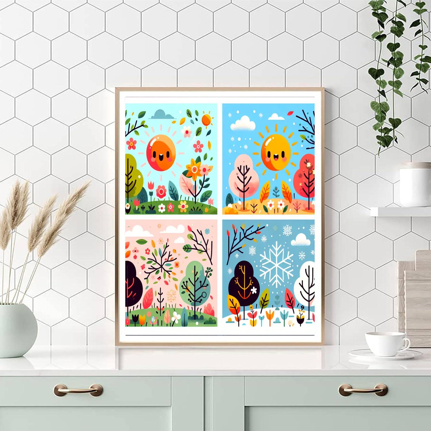 Seasonal Scenes Paint By Color