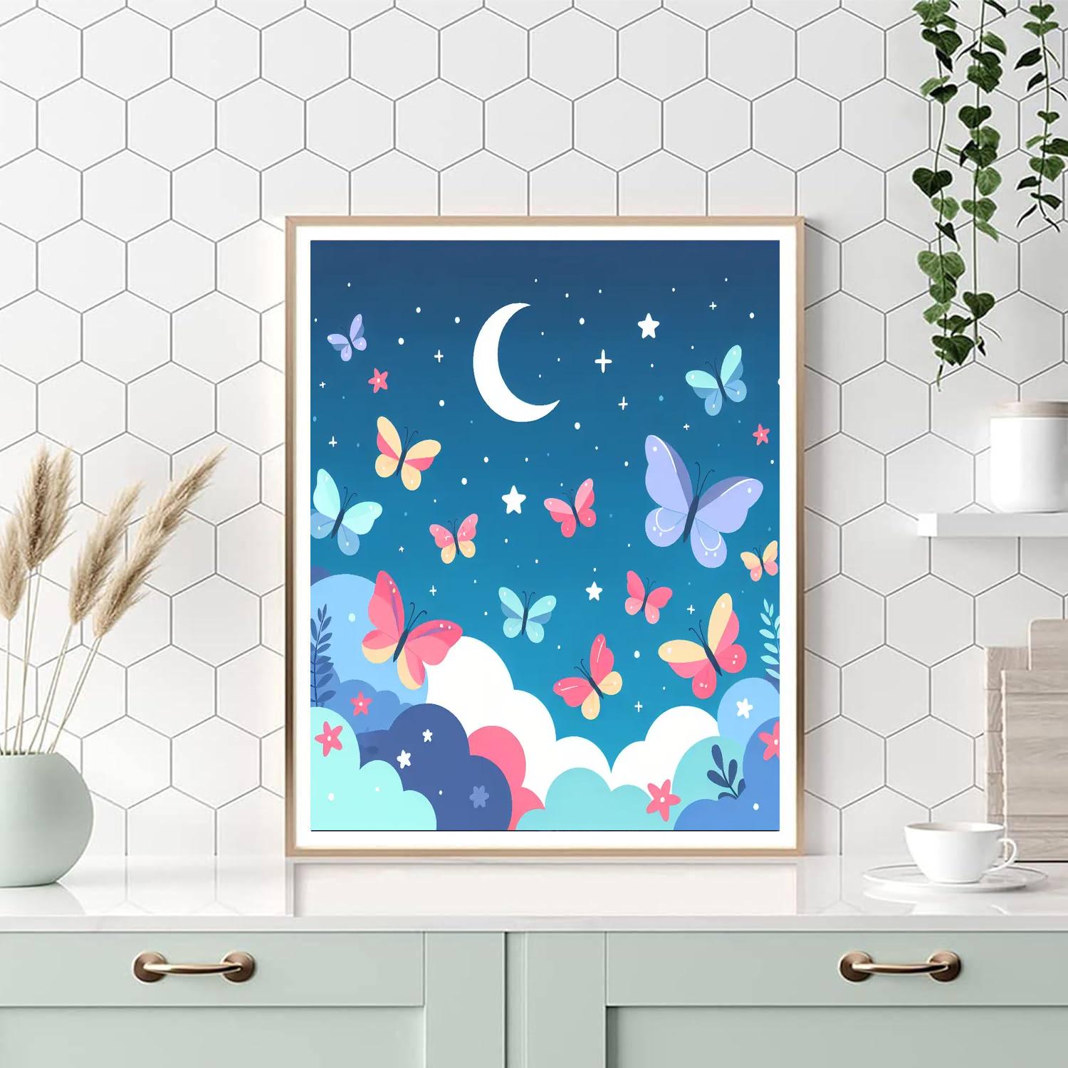 Butterfly Dreams Paint By Numbers Art