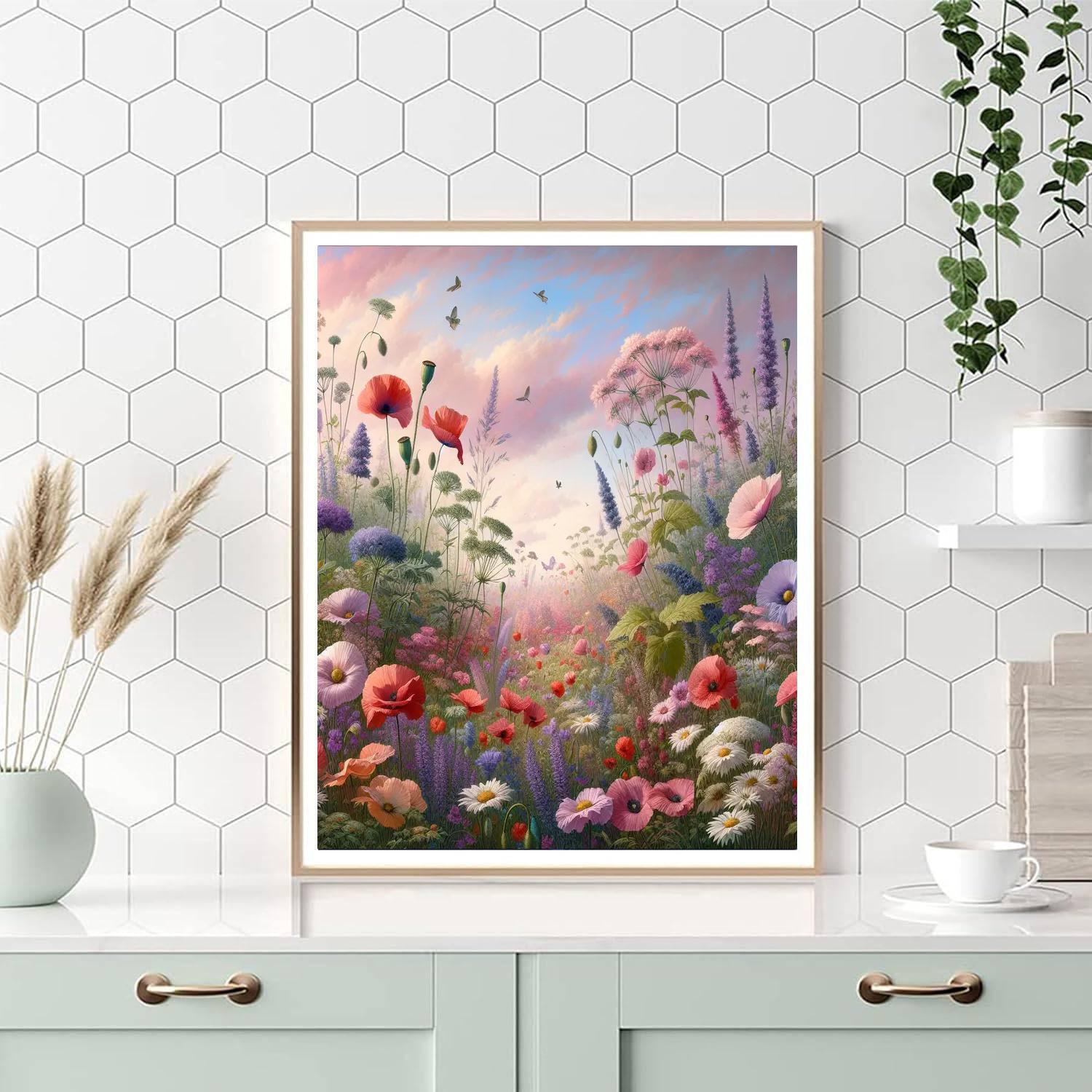 Wildflower Meadow Retreat Paint By Numbers Art