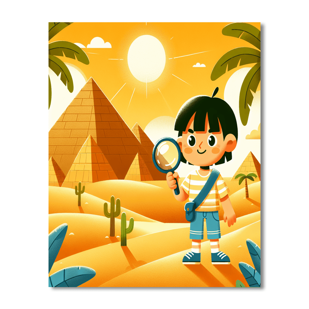 Ancient Egyptian Explorer Paint By Numbers