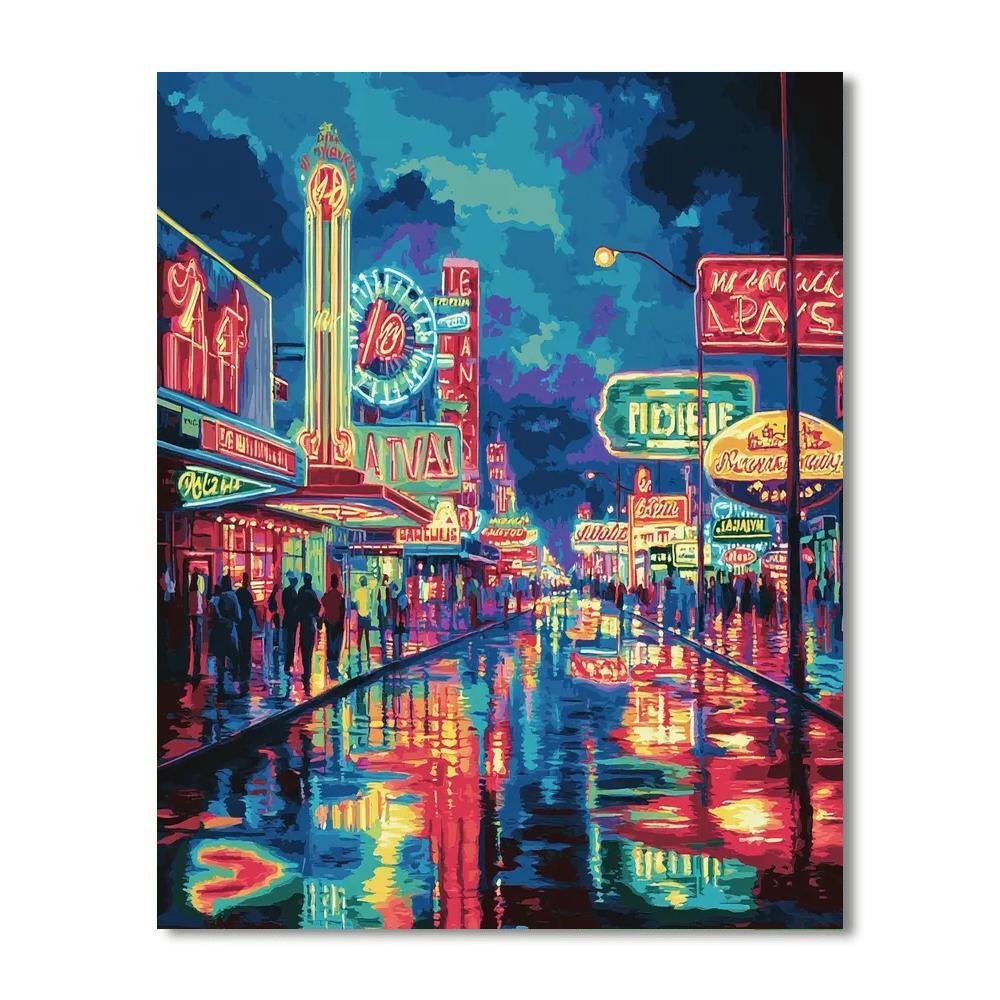 The Neon Art Museum - Las Vegas Paint By Numbers