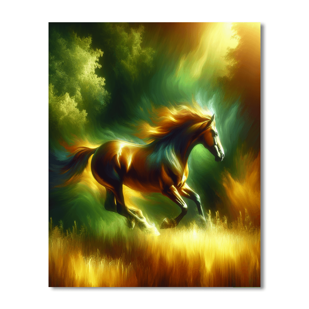 Majestic Horse Paint By Numbers