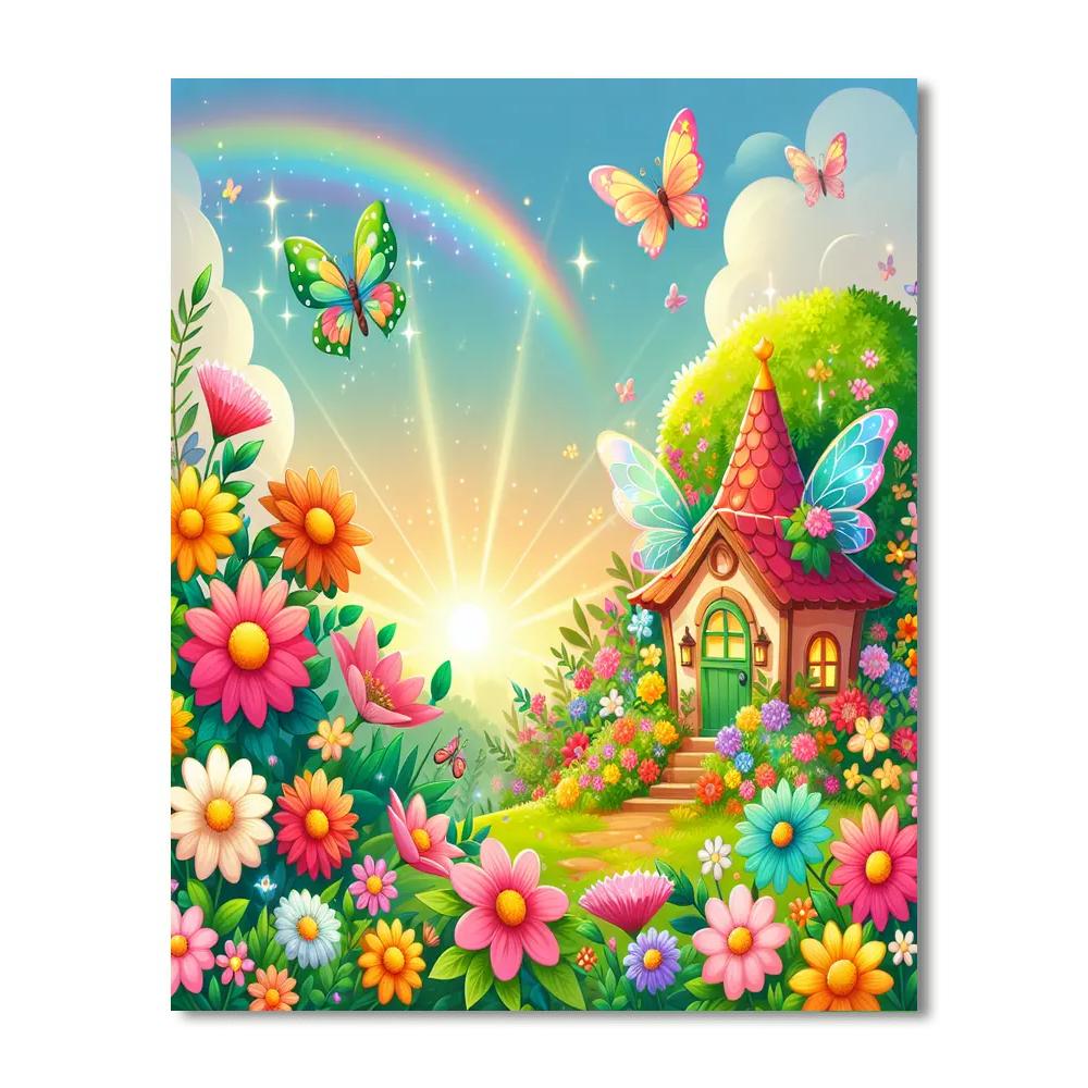 Magical Fairy House Paint By Color