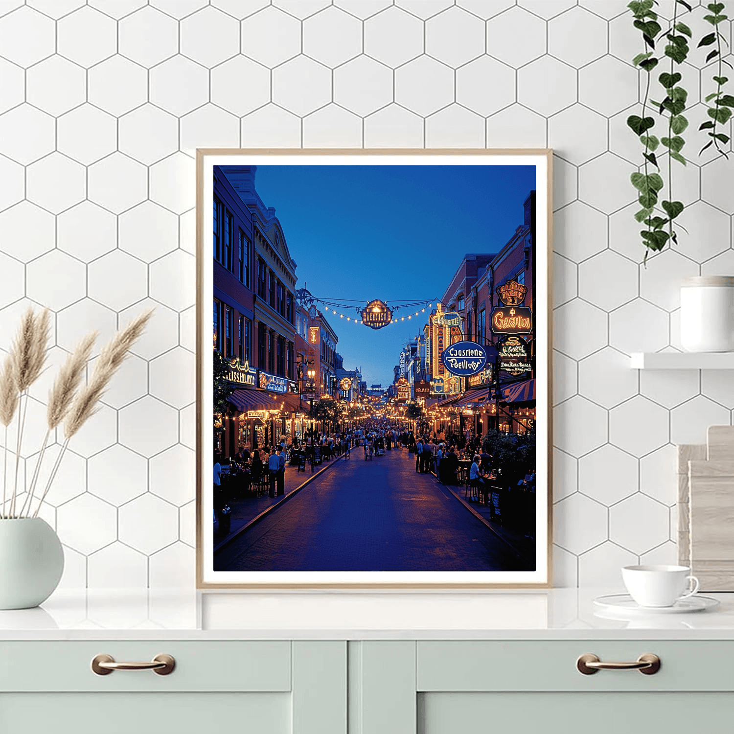 Gaslamp Quarter Number Painting