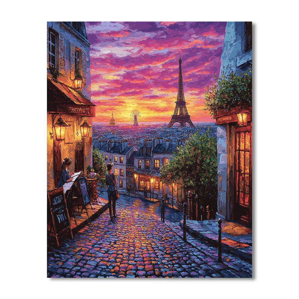 Montmartre - Paris, France Numbered Painting Kits