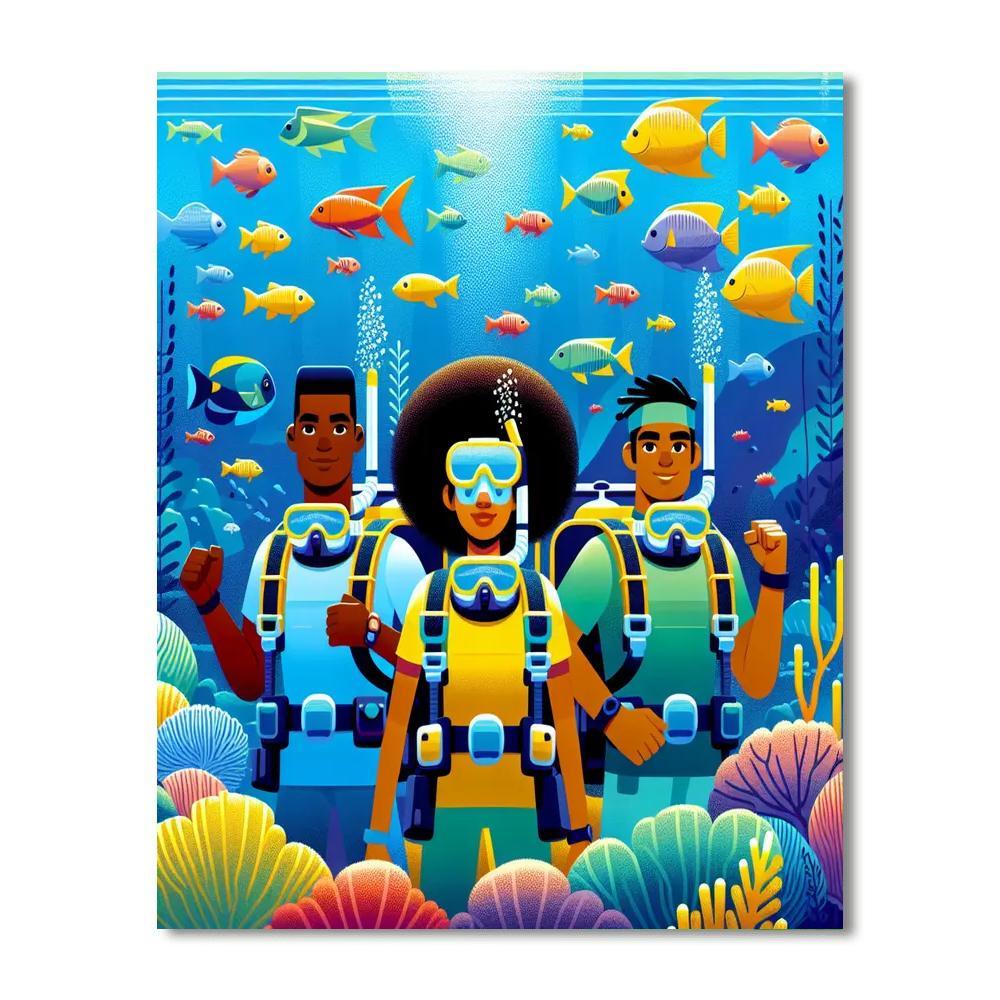 Ocean Explorer's Discovery Paint By Color
