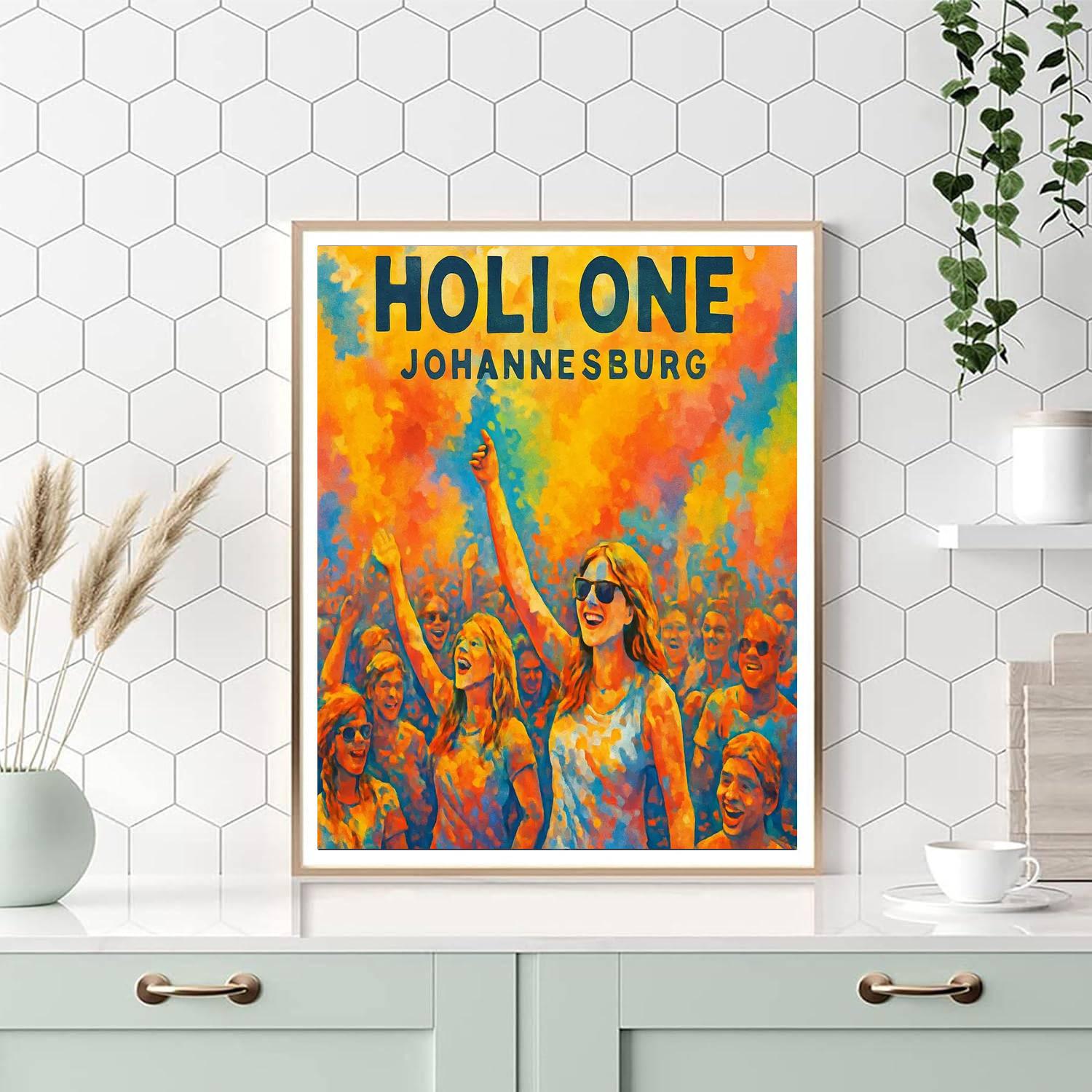 Holi One Festival - Johannesburg Numbered Painting Kits