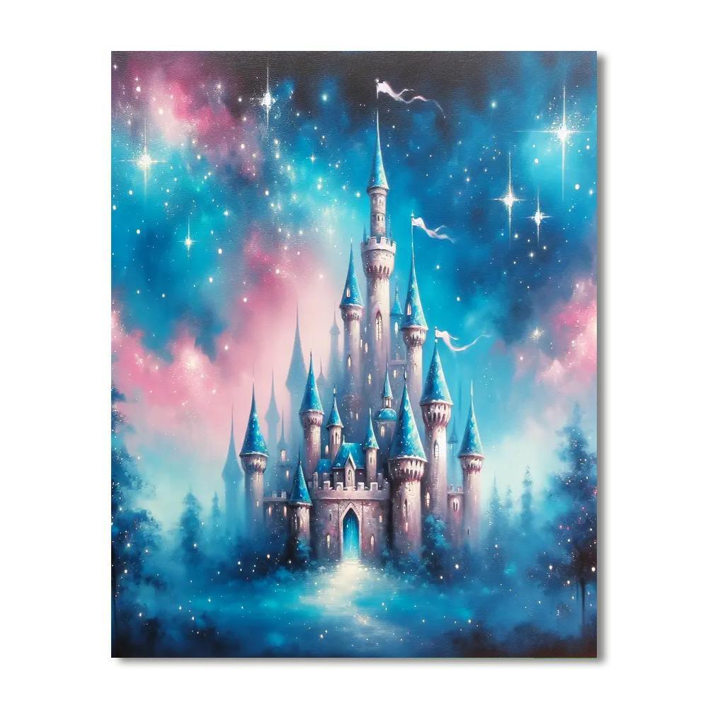 Mythical Enchanted Castle Paint By Numbers Art