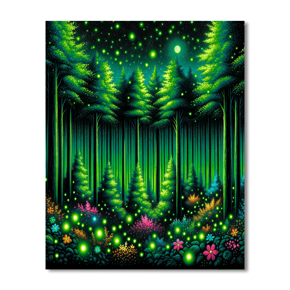 Enchanted Forest Illumination - DIY Painting By Numbers Kit