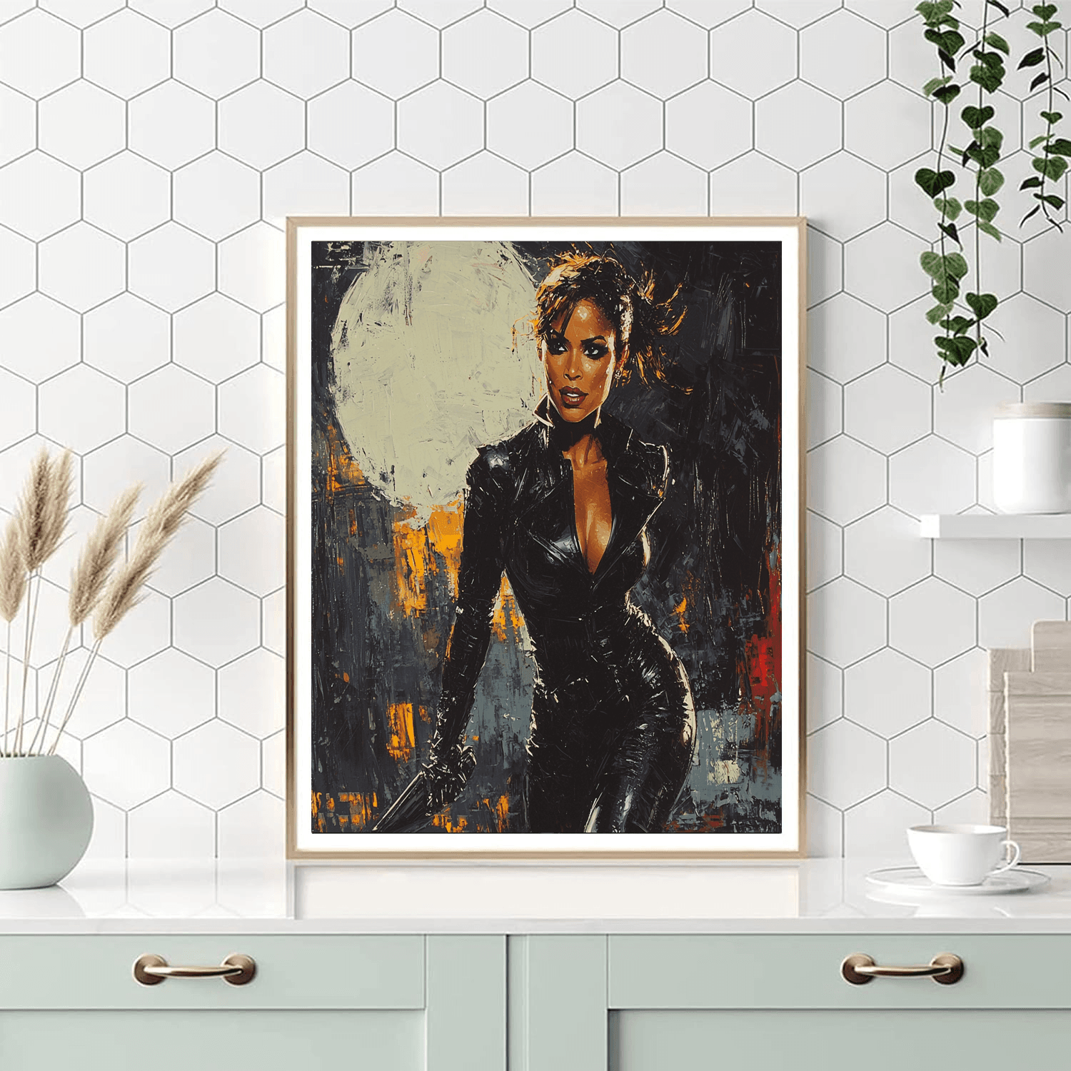 Halle Berry: The Fierce Grace Of Catwoman Paint By Numbers Kits