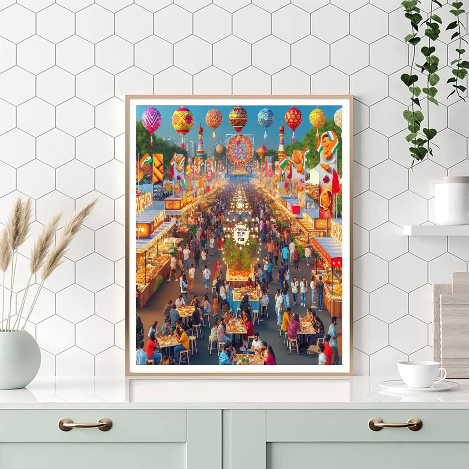 International Festival Of Street Food - India Paint By Number