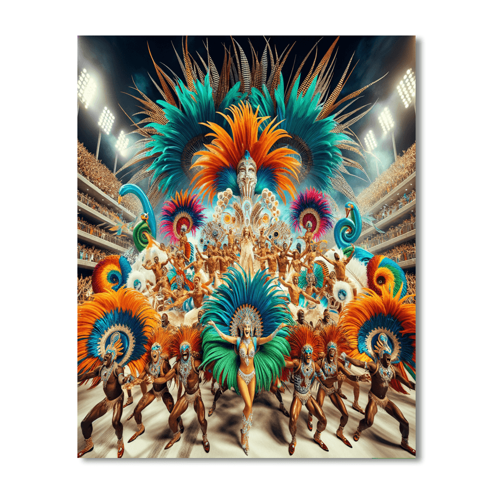 Carnival Of Rio De Janeiro Paint By Number