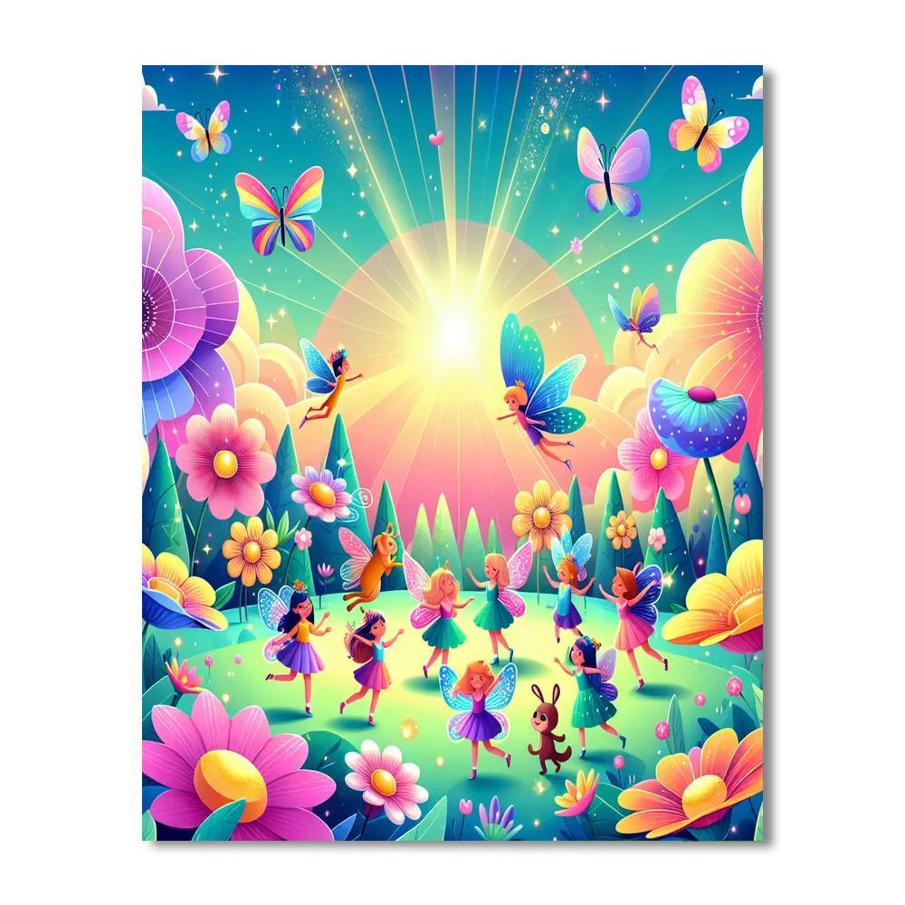 Magical Meadow Celebration Paint By Numbers