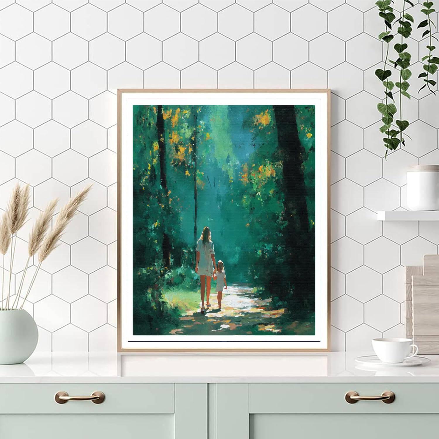 Nature's Gift To Mothers DIY Paint By Numbers