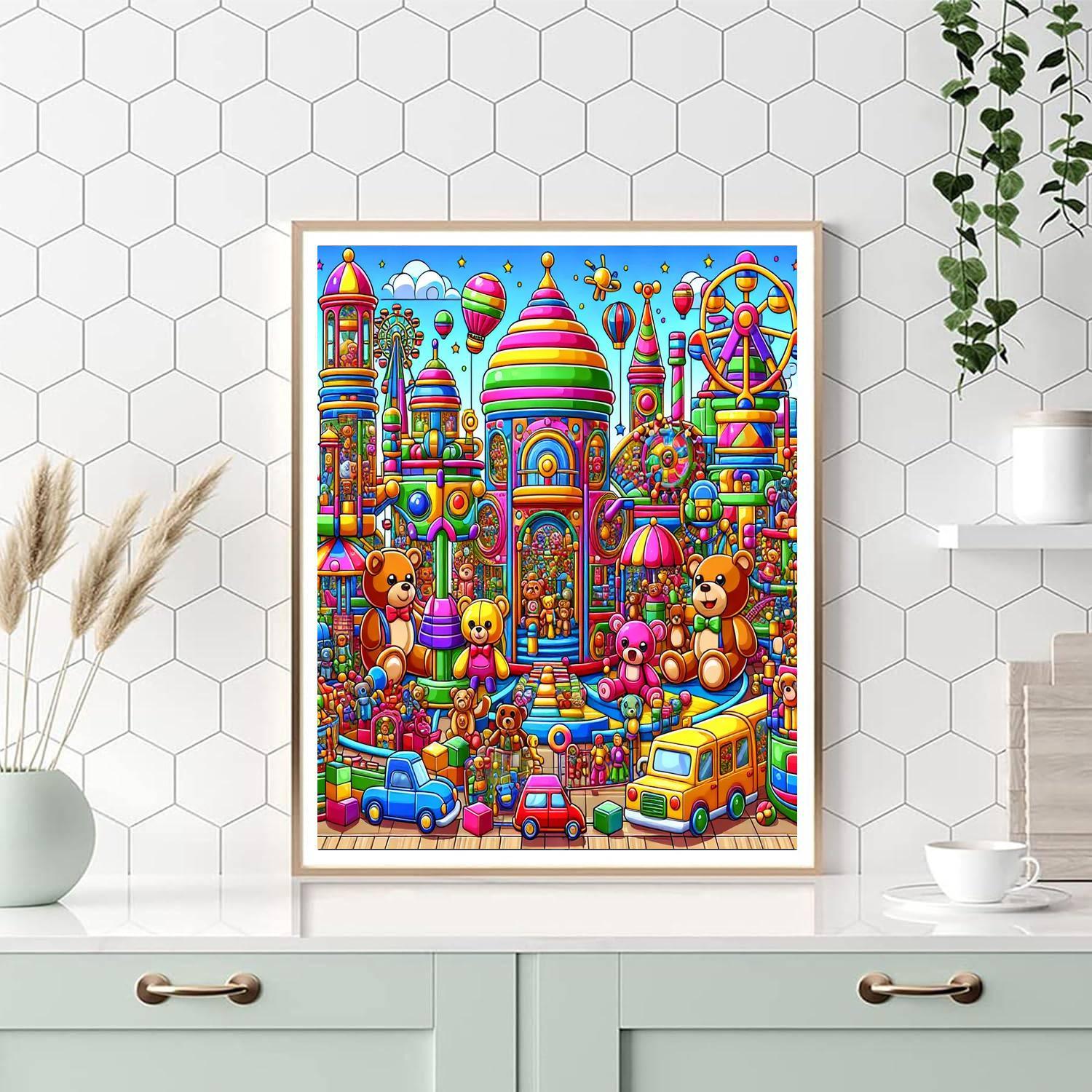 Exciting Toyland Adventure Paint By Numbers Kits