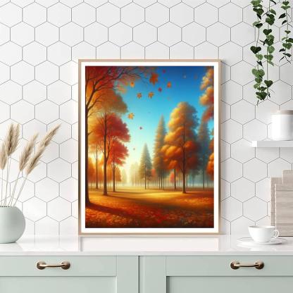 Autumnal Serenity Paint By Number