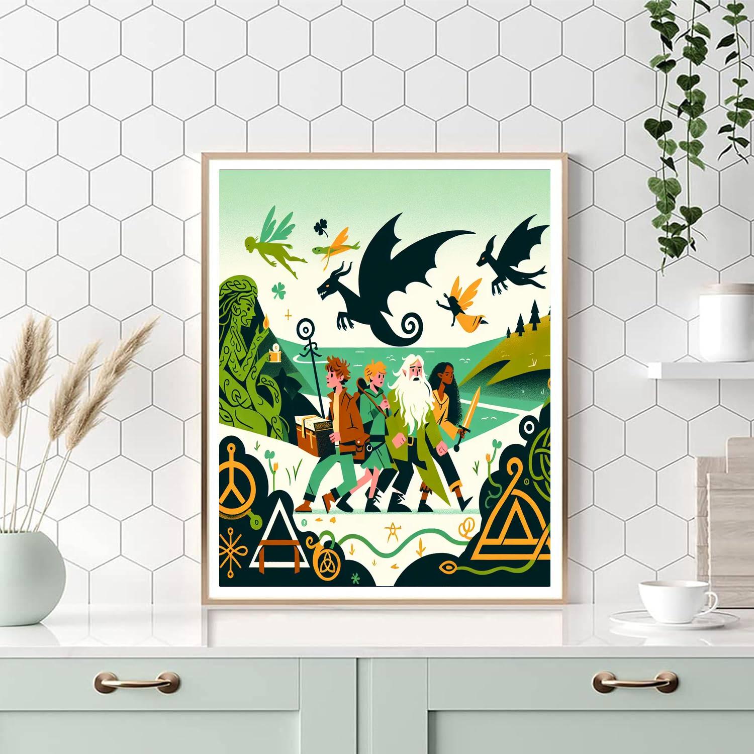 Celtic Legend Quest DIY Paint By Numbers