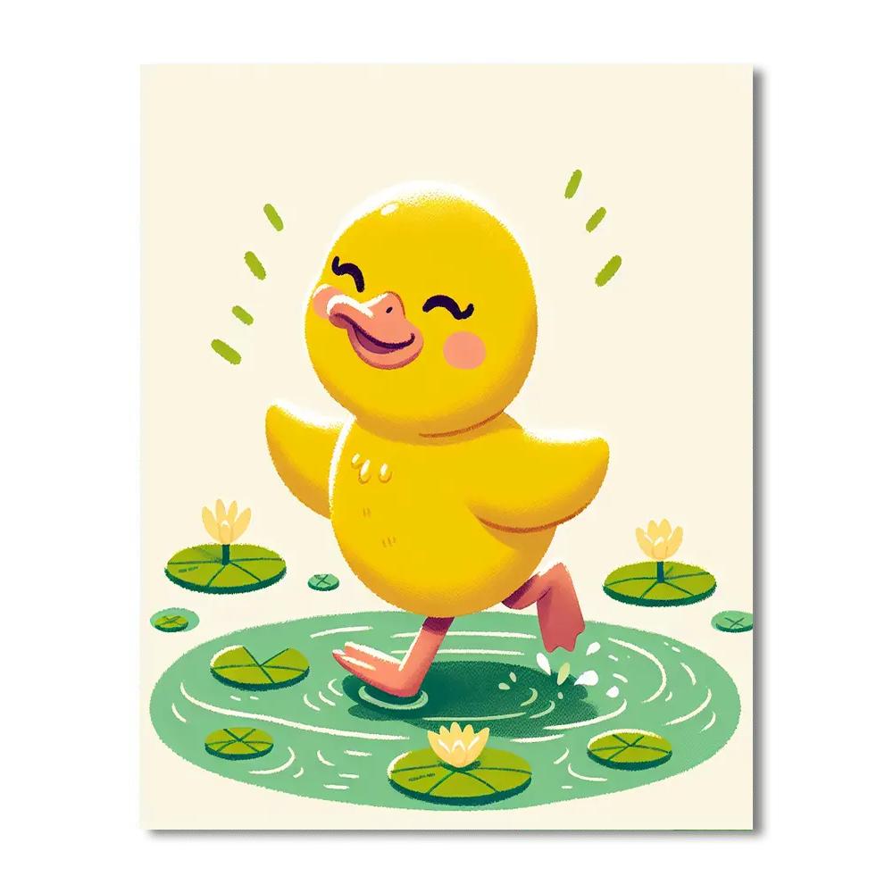 Dancing Duck Painting By Numbers Kit