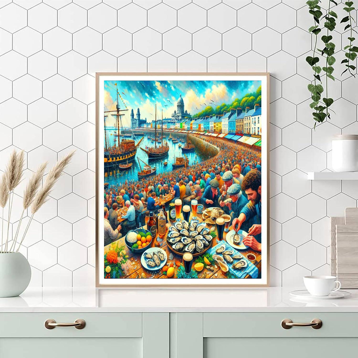 Galway International Oyster Festival - Ireland Paint By Numbers Art