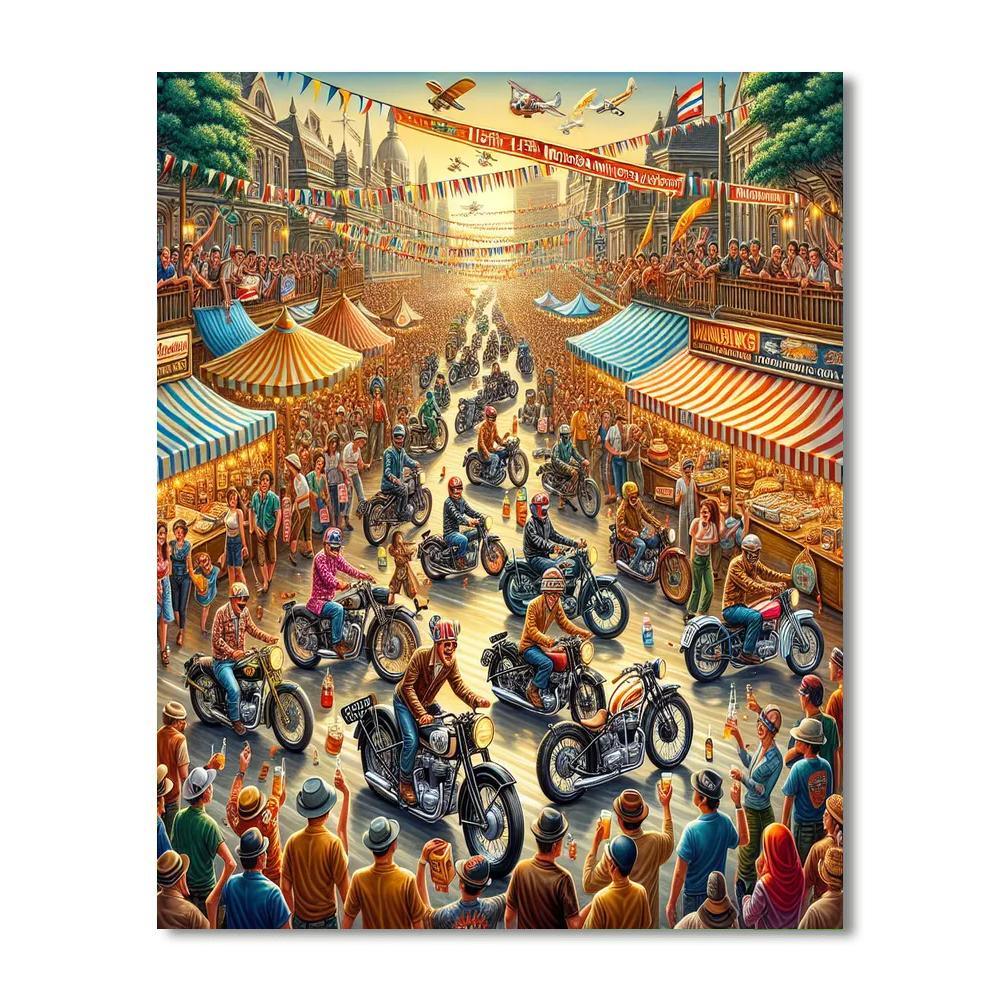 Harley Davidson 115th Anniversary - Usa Number Painting