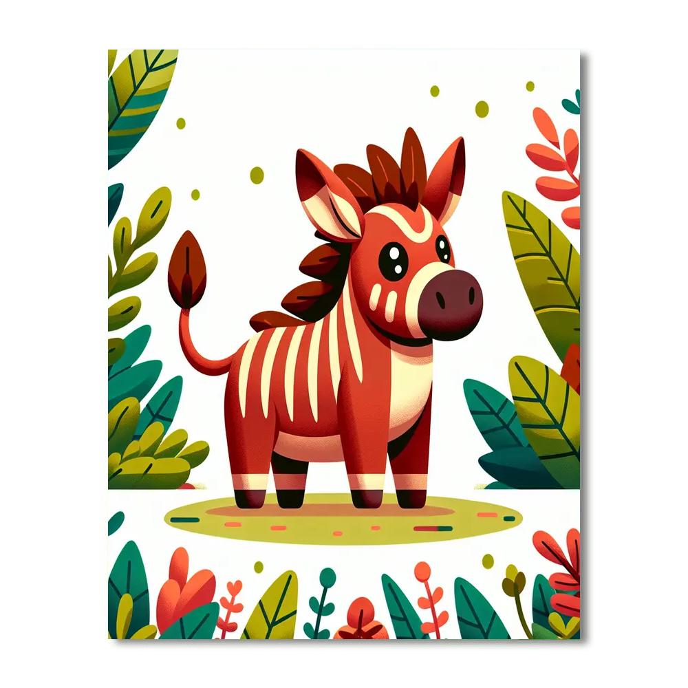 Blissful Bongo Paint By Number