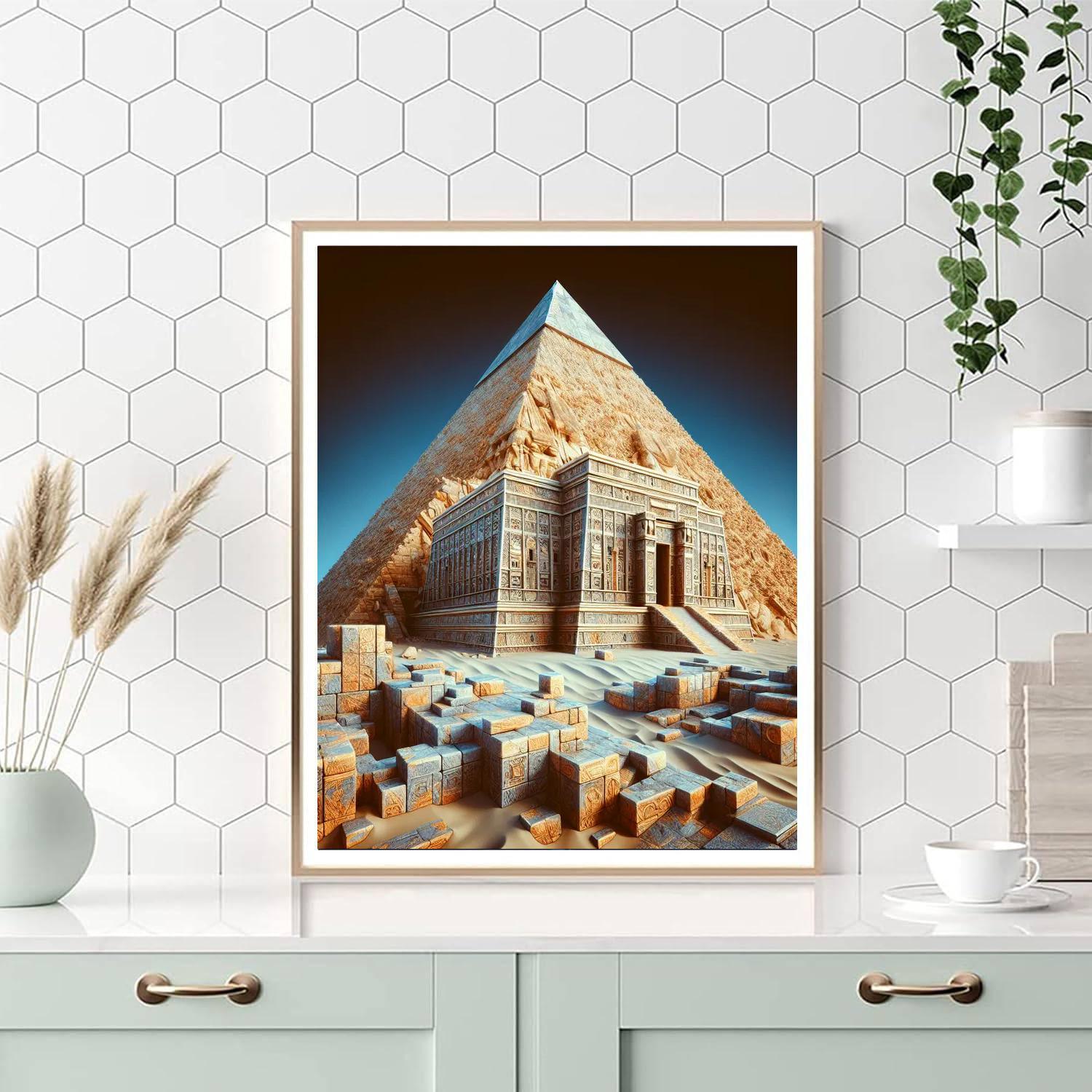 Ancient Pyramid Mystery Paint By Numbers Kits