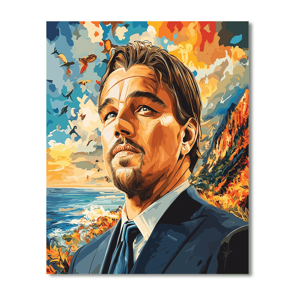 Leonardo Dicaprio: Chasing Dreams Beyond The Titanic Paint By Number